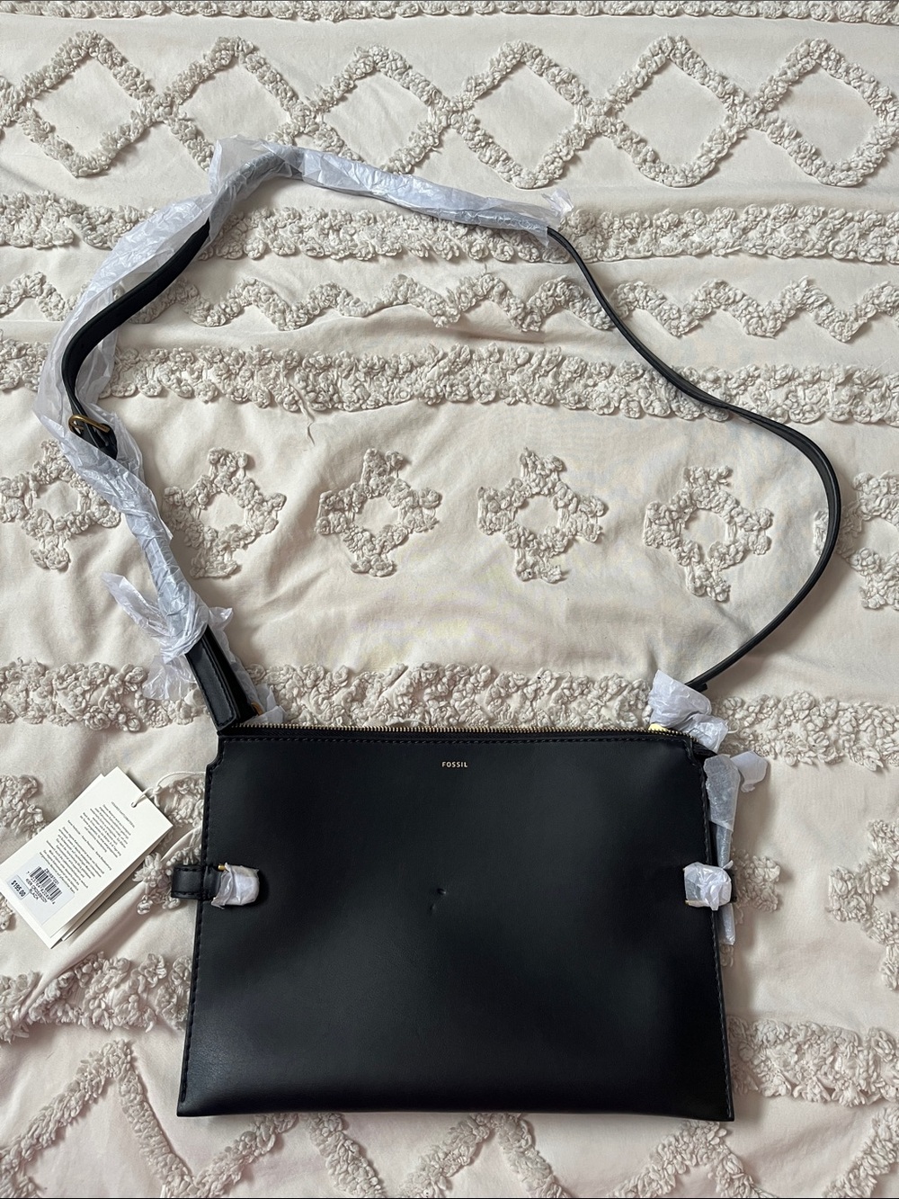 Fossil Kier Vegan Cactus ‘Leather’ Crossbody Bag